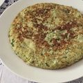 El cooksnap de Marieta cuando hizo Tortilla de calabacín.