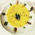 Rafiqua Shama का कुकस्नैप जब उन्होंने कढ़ी चावल (Kadhi chawal recipe in hindi) बनाया था।