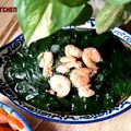 Cooksnap của Annie Vo khi họ làm theo món Canh Rau Bồ Ngót Nấu Tôm