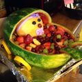 iluvfood's cooksnap of when they made watermelon baby cradle.
