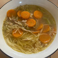 El cooksnap de María cuando hizo Sopa de pollo.