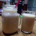 El cooksnap de Anabela Baratta cuando hizo Licuado de durazno con leche.