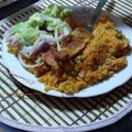 El cooksnap de Olgger López cuando hizo Arroz con Chancho.