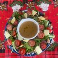 Cooksnap από Mageirakos στη συνταγή Σαλάτα χριστουγεννιάτικο στεφάνι