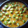 El cooksnap de chony cuando hizo Coles de bruselas al curry.