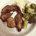 El cooksnap de Eva Maria cuando hizo Pollo con Sésamo y coliflor.