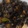 Krishna Dholakia's cooksnap of when they made તાંદળજા ની ભાજીનું શાક.(Tandarja Bhaji Shak in Gujarati.).