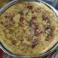 El cooksnap de danilo vera cuando hizo Tarta de cebollas, queso y panceta 😋😋😋.