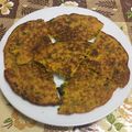Bijal Parekh's cooksnap of when they made હાંડવો(handvo in Gujarati).