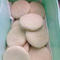 El cooksnap de andreina cuando hizo Galletitas fáciles y económicas Betty en forma de alfajor.
