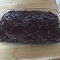 El cooksnap de Lidia Recamales cuando hizo Brownie con glaseado de chocolate con Thermomix.