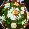 Sudha Agrawal का कुकस्नैप जब उन्होंने बिना प्याज़ लहसुन पालक पनीर (bina pyaz lehsun palak paneer recipe in Hindi) बनाया था।