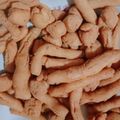 Krishna Sharma's cooksnap of when they made Namkeen Gatte Snacks.
