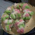 Cooksnap dari Wiwid Widharanti untuk resep Bolu Kukus Pelangi