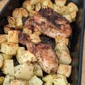 El cooksnap de Daiana Guibaudo cuando hizo Pollo al horno con papas 🔥.