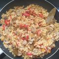 El cooksnap de Juan Jose Diaz Ballesta cuando hizo Arroz con champiñones.