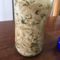 El cooksnap de Janet Cardozo cuando hizo Porotos blancos al escabeche.