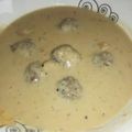 صورة من ام عبد الرحمن ، شاركها بعد تجربة وصفة كرات اللحم مع الصوص الابيض 😋