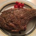 micchanhi's cooksnap of when they made アメリカ　美味！リブアイステーキの焼き方.