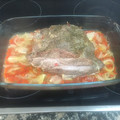 El cooksnap de Arcadio Delgado cuando hizo Aguja de ternera al horno con patatas panaderas.