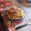 El cooksnap de cecilia arregui cuando hizo Tallarines caseros (masa de pasta).