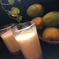 Nayna Bhadra's cooksnap of when they made ম‍্যাঙ্গো লস‍্যি (mango Lassi recipe in Bengali).