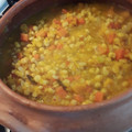 El cooksnap de Estela Creteur cuando hizo Locro Vegano/Vegetariano.