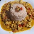 El cooksnap de salchichonis810@gmail.com cuando hizo Pollo al curry con arroz.