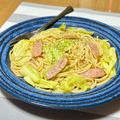 なおミール's cooksnap of when they made ☆きゃべつとウインナーのパスタ☆.