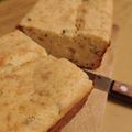 El cooksnap de Marcela Riveròn cuando hizo Budín de queso y puerro.