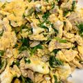 黑暗料理進化中 的 鮪魚香菜炒蛋 cooksnap