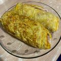 El cooksnap de Elisaflores cuando hizo Rulo de tortilla de calabacín y zanahoria con queso y atún.