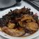 Cooksnap zaharah hushin semasa beliau membuat Ayam Cendawan Tumis Jintan Putih Chinese Style.