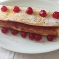 El cooksnap de Marián Gz cuando hizo Brazo gitano relleno de mermelada.