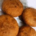 pooja Jha's cooksnap of when they made Fried litti.