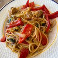 El cooksnap de Débora Cantero Martínez cuando hizo Tallarines con verduras con salsa teriyaki.