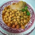 El cooksnap de genovevafl cuando hizo Garbanza con contra muslos de pollo.