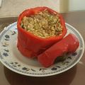 El cooksnap de José Luis cuando hizo Pimientos rojos rellenos 🍴.