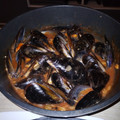 El cooksnap de Marcos cuando hizo Mejillones en salsa marinera.