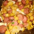 Cooksnap dari Dina Maharani untuk resep Sosis kentang barbeque