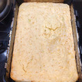 El cooksnap de Jess cuando hizo Fainá de queso y zapallitos.