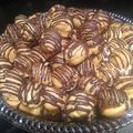 El cooksnap de Caro Linita cuando hizo Bombas rellenas de dulce de leche con baño de chocolate.