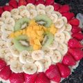 El cooksnap de Cande Iglesias cuando hizo Tarta frutal 🍑🥝🍓.