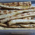 El cooksnap de Caro cuando hizo Grisines con harina leudante.