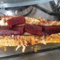El cooksnap de Lucia Larrea cuando hizo Plátanos maduros con queso.