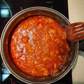 El cooksnap de Manuel Ortiz Garcia cuando hizo Magro de cerdo con tomate.