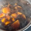 El cooksnap de Laura Loreley Mulgado cuando hizo Camote enmielado🌹.