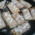 El cooksnap de Daii Fernandez cuando hizo Miguelitos fáciles con masa de hojaldre.