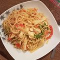 Aleksey Laurente Cooksnap-ja, amikor elkészítette a(z) Kínai-csirkés pirított tészta receptet.