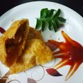 Rekha Rathi's cooksnap of when they made Pyaz ki kachori.